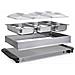 Scaldavivande Buffet 300 W 6,8 L In Acciaio Inox Argento - Foto miniatura 6