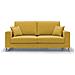 Divano 3 Posti Vertigo Made In Italy 166 Cm Giallo - Foto miniatura 1
