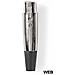 Connettore Xlr Femmina A 3 Pin Xlr 25 Pezzi Metallo - Foto miniatura 2
