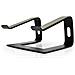 Supporto Per Notebook Da 15,6 Pollici In Alluminio Con Cuscinetti Antiscivolo, Nero - Foto miniatura 2