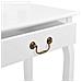 Tavolo Da Trucco E Sgabello Bianco 65x36x128 Cm Paulownia E Mdf - Foto miniatura 8