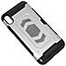 Custodia Defender Shell Alta Protezione Antiscivolo Magnetica Per Apple Iphone Xs Max Silver - Foto miniatura 1