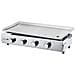 Plancha A Gas - 4 Fuochi - Tutto Inox - Piano Cottura - Xxl - 84 X 34 Cm - Foto miniatura 1