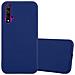 Custodia Compatibile Con Huawei Nova 5 / 5 Pro In Candy Blu Scuro - Coperchio Protettivo In Silicone Tpu Flessibile - Foto miniatura 1