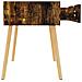 Comodini 2 pz Rovere Fumo 40x40x56 cm in Legno Multistrato - Foto miniatura 2