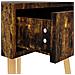 Comodini 2 pz Rovere Fumo 40x40x56 cm in Legno Multistrato - Foto miniatura 4