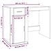 Scrivania Grigio Sonoma 100x49x75 Cm In Legno Multistrato - Foto miniatura 3