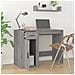 Scrivania Grigio Sonoma 100x49x75 Cm In Legno Multistrato - Foto miniatura 4