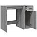 Scrivania Grigio Sonoma 100x49x75 Cm In Legno Multistrato - Foto miniatura 5