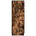 Cassettiera Rovere Fumo 60x36x103 Cm In Legno Multistrato - Foto miniatura 5