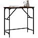 Tavolino Consolle Rovere Fumo 75x32x75 Cm In Legno Multistrato - Foto miniatura 3