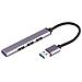13-50001 hub di interfaccia USB 3.2 Gen 1 (3.1 Gen 1) Type-A 5000 Mbit /s Grigio - Foto miniatura 1