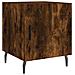 Comodino Rovere Fumo 40x40x50 Cm In Legno Multistrato - Foto miniatura 2