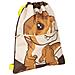 Zaino A Sacca Per Bambini Marrone Ocra 27 X 33 Cm - Foto miniatura 1