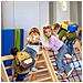 Zaino A Sacca Per Bambini Marrone Ocra 27 X 33 Cm - Foto miniatura 5