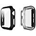 Cover Per Apple Watch 44mm Protezione Completa Con Vetro Temperato, Nero Transparente - Foto miniatura 1