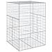 Cesto Gabbione Con Copertura 100x100x150 Cm In Ferro Zincato - Foto miniatura 2