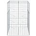 Cesto Gabbione Con Copertura 100x100x150 Cm In Ferro Zincato - Foto miniatura 3
