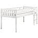 Letto Rialzato Legno Bianco 90 X 200 Cm Peipin - Foto miniatura 2