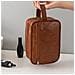 Borsa Da Toilette Impermeabile Per Uomo Brown - Foto miniatura 3