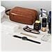 Borsa Da Toilette Impermeabile Per Uomo Brown - Foto miniatura 4