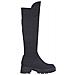 Black Casual Closed Boots Stivali Tessile Scarpe Donna Nero Eu 37, 1-25506-29 001 - Foto miniatura 1