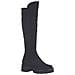 Black Casual Closed Boots Stivali Tessile Scarpe Donna Nero Eu 37, 1-25506-29 001 - Foto miniatura 2