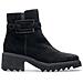 Paris Booties Stivaletti Pelle Scamosciata /nabuk Scarpe Donna Nero Eu 39, 12-21531-11 - Foto miniatura 2