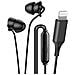 Cuffie Per Dormire Con Cavo Lightning Con Microfono, Nero - Foto miniatura 2