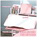 Set Scrivania e Sedia per Bambini Regolabili, Banco Scuola con Piano Inclinabile, Cassetto, Scaffale, Rosa - Foto miniatura 6