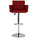 Lusso Casadino -  Sgabelli Da Bar 2 Pz Rosso Vino In Similpelle - Foto miniatura 3
