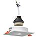 Faretti Incassati 12 pcs Quadrati GU10 Bianchi 91x91 mm - Foto miniatura 1