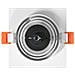 Faretti Incassati 12 pcs Quadrati GU10 Bianchi 91x91 mm - Foto miniatura 7