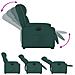 Poltrona Alzapersona Reclinabile Elettrica Verde Scuro Tessuto - Foto miniatura 7