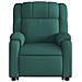 Poltrona Alzapersona Reclinabile Elettrica Verde Scuro Tessuto - Foto miniatura 9