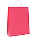 Sacchetti di Carta 250 pz con Manici Rosa 32x12x42 cm - Foto miniatura 3