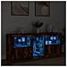 Credenza con Luci LED Rovere Fumo 162x37x67 cm - Foto miniatura 3