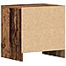 Mobiletto da notte Legno Invecchiato 45x34x44.5 cm Legno ingegnerizzato - Foto miniatura 8