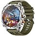 Orologio Smartwatch Multifunzione Compatibile Con Huawei, Samsung, Apple, Garmin Con Schermo Amoled 1.75 Pollici E Batteria 800mah Green - Foto miniatura 2