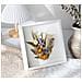 Cornice Portafoto Quadrata Singola Cava In Legno Per Fiori Secchi E Artigianato Fai Da Te White 8 Pollici - Foto miniatura 6