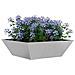 Vaso a Ciotola da Giardino 5 pcs Argento 50 x 50 x 15 cm - Foto miniatura 3