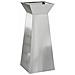 Vaso a Pilastro 2 pcs Argento 40 x 40 x 100 cm Acciaio - Foto miniatura 5