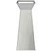 Vaso a Pilastro 2 pcs Argento 40 x 40 x 100 cm Acciaio - Foto miniatura 6