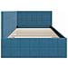 Cornice del letto ad angolo Blu 90 x 200 cm Velluto - Foto miniatura 6