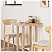 Piano Tavolo Rettangolare 100x50x4cm Legno Massello di Acacia - Foto miniatura 4