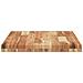 Piano Tavolo Rettangolare 100x50x4cm Legno Massello di Acacia - Foto miniatura 7