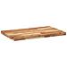Piano Tavolo Rettangolare 100x50x4cm Legno Massello di Acacia - Foto miniatura 8