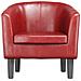 Poltrona a Pozzetto Rosso Vino in Similpelle - Foto miniatura 3