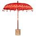 Parasol Balinese Rosso 210-220 cm Cotone, legno massello - Foto miniatura 1