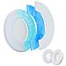 Cuscinetti Di Ricambio Compatibili Con Cuffie Bose Qc45/qc45ii/qc45sc/qc35/qc35ii (2 Pezzi) White - Foto miniatura 1